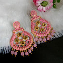Amina Creation Gold Plated Meenakari Dangler Earrings Assorted Color