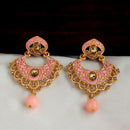 Amina Creation Gold Plated Meenakari Dangler Earrings Assorted Color