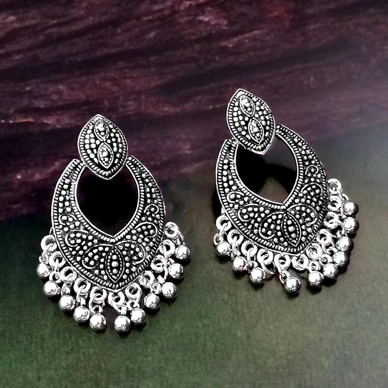 Woma Silver Plated Dangler Earrings  - 1318238