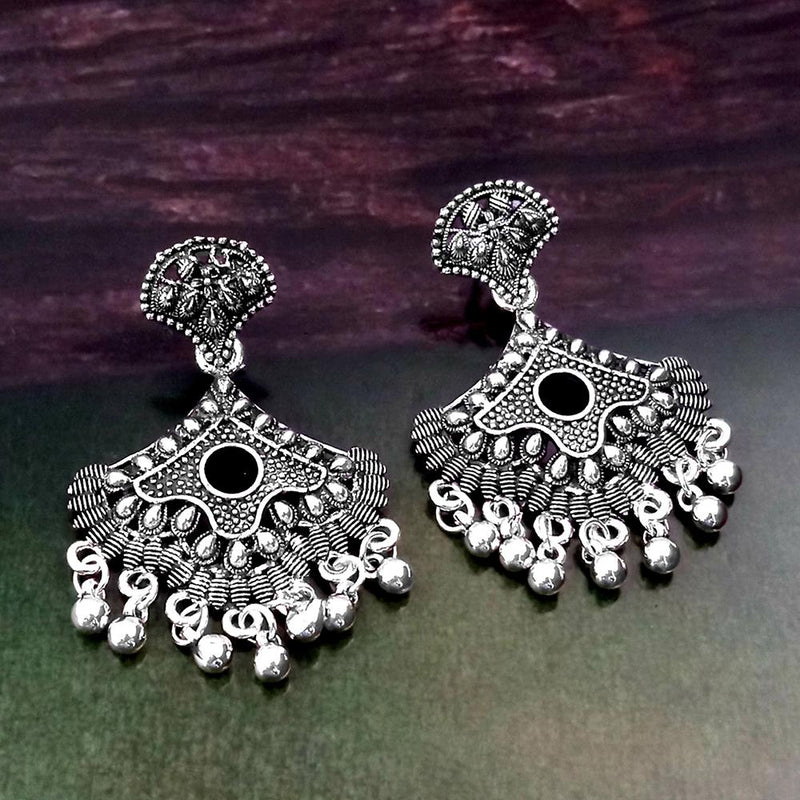 Woma Silver Plated Dangler Earrings  - 1318246