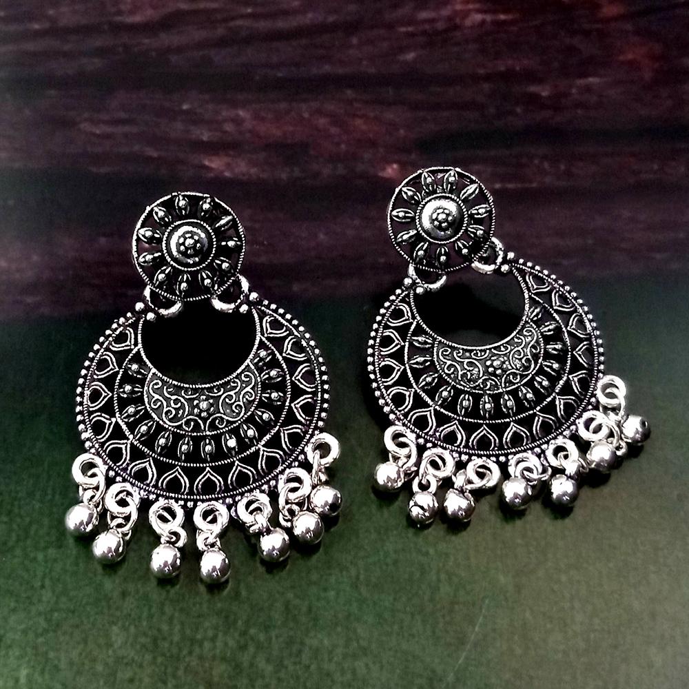 Woma Silver Plated Dangler Earrings  - 1318251