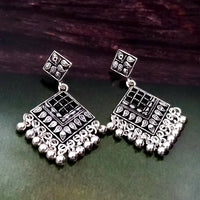 Woma Silver Plated Dangler Earrings  - 1318266