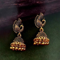 Woma Gold Plated Dangler Earrings  - 1318273A