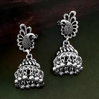 Woma Silver Plated Dangler Earrings  - 1318275