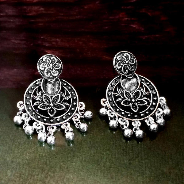 Woma Silver Plated Dangler Earrings  - 1318301