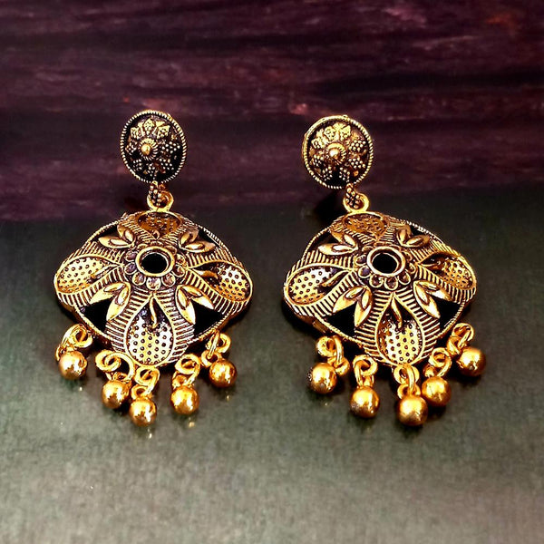 Woma Gold Plated Dangler Earrings  - 1318307A