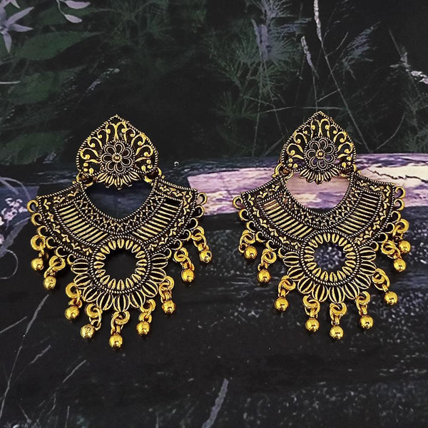 Woma Gold Plated Dangler Earrings  - 1318399