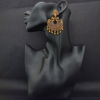 Woma Antiqe Gold Plated Dangler Earrings