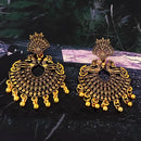 Woma Antiqe Gold Plated Dangler Earrings