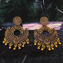 Woma Antiqe Gold Plated Dangler Earrings