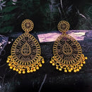 Woma Antiqe Gold Plated Dangler Earrings