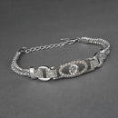 Urthn Austrian Stone Silver Plated Bracelet - 1400519