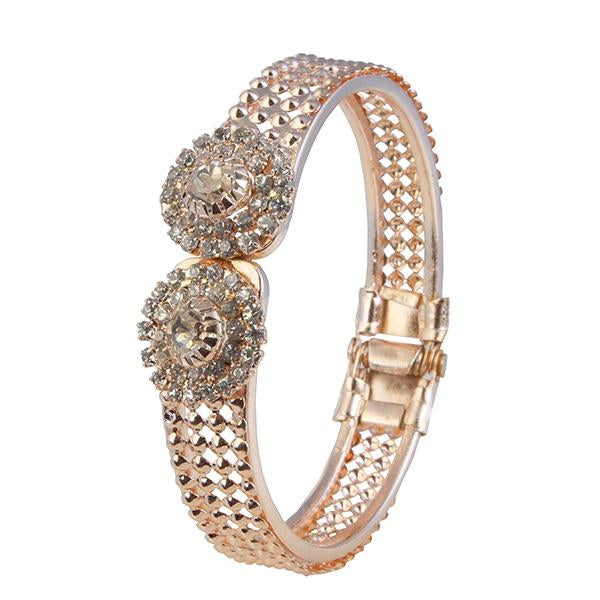 Urthn Austrian Stone Gold Plated Kada