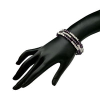 Urthn Purple Crystal Austrian Stone Bracelet - 1401428F