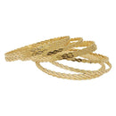 Urthn Zinv Alloy Gold Plated Bangle Set - 1401903A_2.8