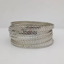 Urthn Silver Plated Bangle Sets