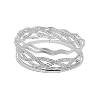 Urthn Rhodium Plated Kada - 1401906A_2.6