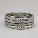 Urthn Gold And Silver Plated Bangle Sets