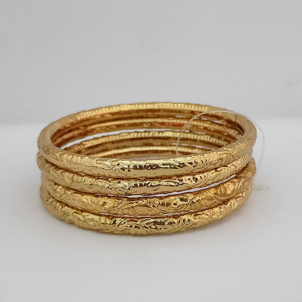 Kriaa Gold Plated Bangle Set