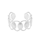 Urthn Rhodium Plated Adjustable Kada - 1402008C