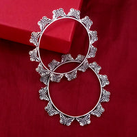 Urthn Oxidised Plated Bangles Set