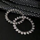 Urthn Oxidised Plated Heart Design Bangles Set