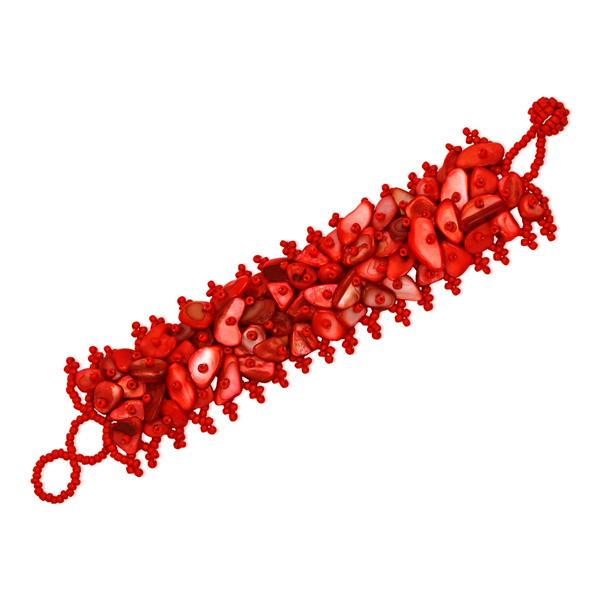 Urthn Red Beads Bracelet - 1402701A
