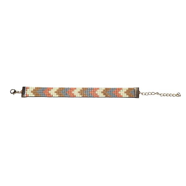 Urthn Gold Plated Multicolor Stone Bracelet - 1403003B