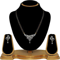 Morini AD Stone Black Beads Mangalsutra - 1500615
