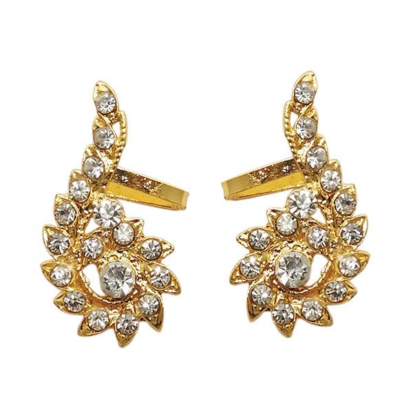 Kriaa Gold Plated Austrian Stone Ear Cuff Earrings - 1501346