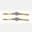 Kriaa Gold Plated Austrian Stone Hair Pin