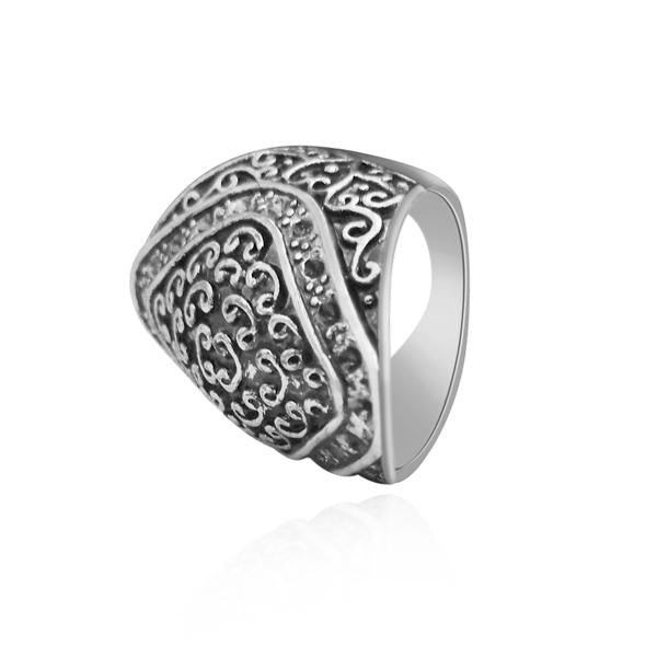 Urthn Rhodium Plated Finger Ring - 1501879_18