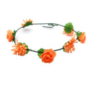 Urthn Orange Tiara Rose Flower Crown - 1502105F