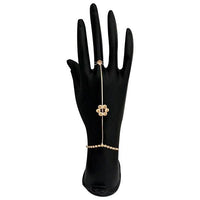 Urthn Gold Plated Austrian Stone Hand Harness - 1502398A
