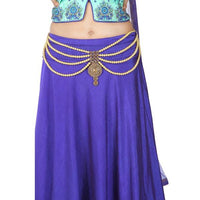 Apurva Pearls Austrian Stone Gold Pearl Chain Kamarband - 1503428