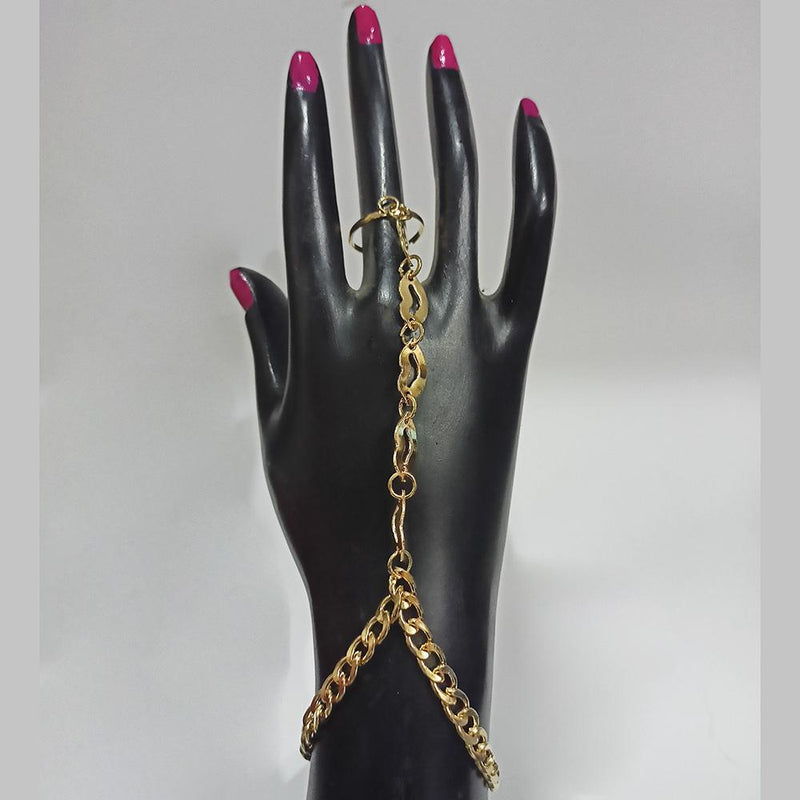 Kriaa Gold Plated Hand Harness -1504041