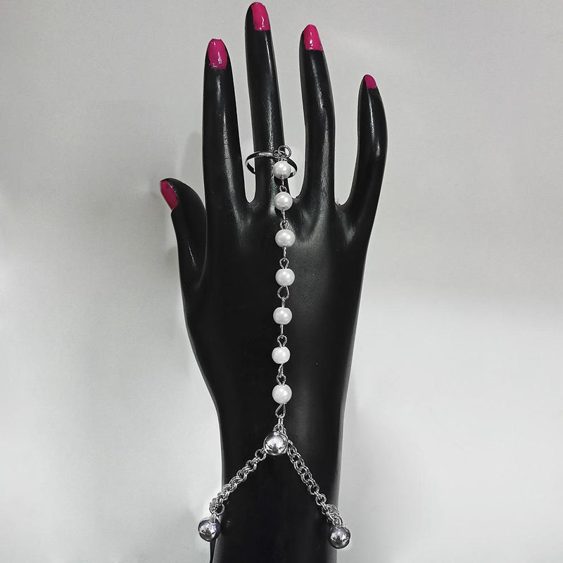 Kriaa Silver Plated Hand Harness -1504042A
