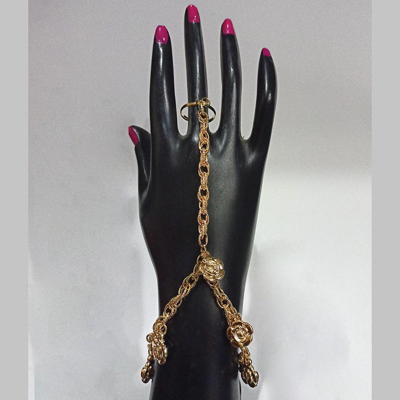 Kriaa Gold Plated Hand Harness -1504047