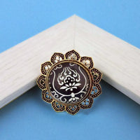Jeweljunk Antique Gold Plated Adjustable Finger Ring - 1505530