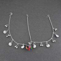 Jeweljunk Oxidised Silver Plated Maang Tikka  -  1505641