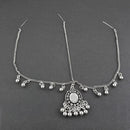 Jeweljunk Oxidised Silver Plated Maang Tikka  -  1505670