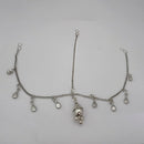 Jeweljunk Oxidised Silver Plated Maang Tikka
