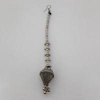 Jeweljunk Oxidised Silver Plated Maang Tikka