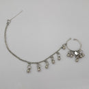 Jeweljunk Oxidised Silver Plated Nose Ring