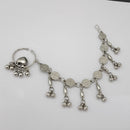 Jeweljunk Oxidised Silver Plated Nose Ring