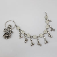 Jeweljunk Oxidised Silver Plated Nose Ring