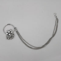 Jeweljunk Oxidised Silver Plated Nose Ring