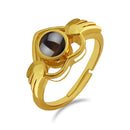 Urbana Gold Plated single Adjustable Ring Reflecting I love you In 100 Languages
-1506348B-1506348B