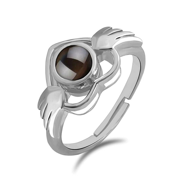 Urbana Silver Plated single Adjustable Ring Reflecting I love you In 100 Languages
-1506348-1506348