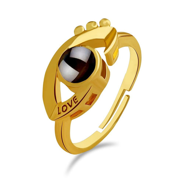 Urbana Gold Plated single Adjustable Ring Reflecting I love you In 100 Languages
-1506349B-1506349B